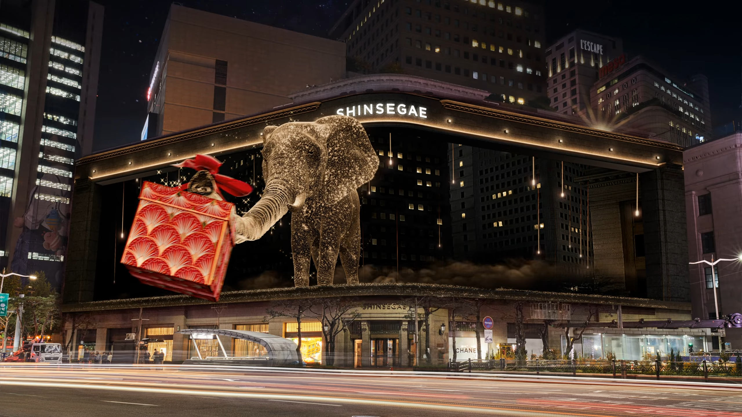 종로구 신세계 본점 미디어파사드